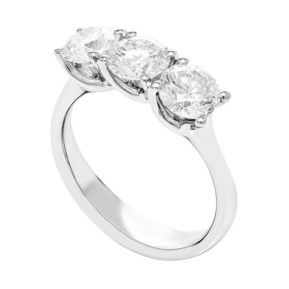 Anello World Diamond Group Donna in Oro bianco Diamante 4.28 Ct ABTRETRIL-1.22 - ABTRETRIL-1.22